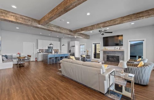 Tool House | Lakefront Home with Private Infinity Pool I Hot tub I Fishing Dock