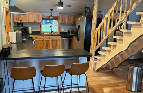 Town of Bellmont Cabin | Lakefront home with amazing sunsets, fall foliage!