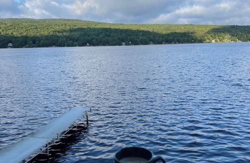 Town of Bellmont Cabin | Lakefront home with amazing sunsets, fall foliage!