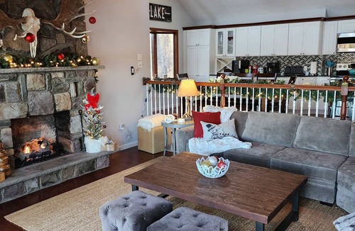Gouldsboro House | Lakefront * Hot Tub * Canoes * Game Room * Wood FP