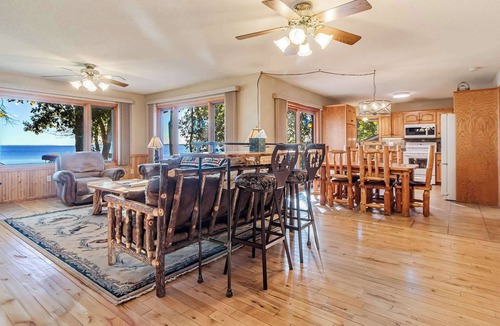 Walker House | Lakefront House w/Private Sand Beach & Boat Lift
