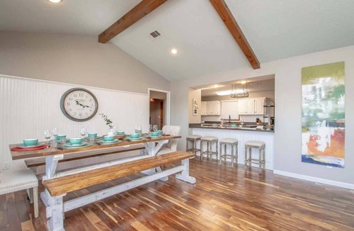 Mid America House | Lakefront House with Hot Tub, Dock, Game Room