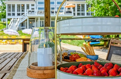 Mineral House | Lakefront Lake Anna, Boat Dock, Deck Views