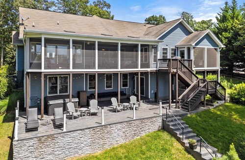 Mineral House | Lakefront Lake Anna, Dock, Views, Deck, Movies