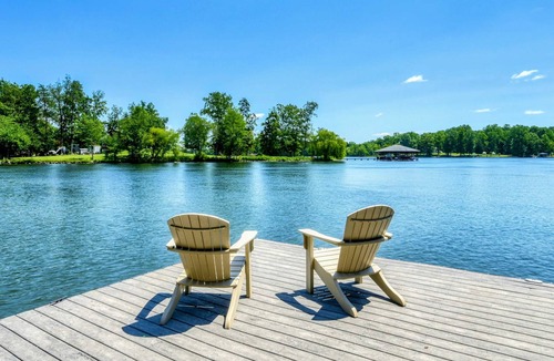 Bumpass Cabin | Lakefront Lake Anna Log Cabin, Views, Dock, Deck