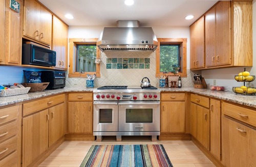 Lake Ann House | Lakefront Lodge with 100' sandy bottom/dock/firepit