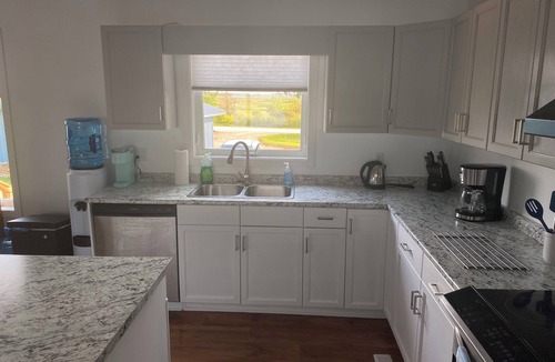 Saint Laurent House | Lakefront Lookout with private beach, 3 beds and 2 bath perfect getaway!
