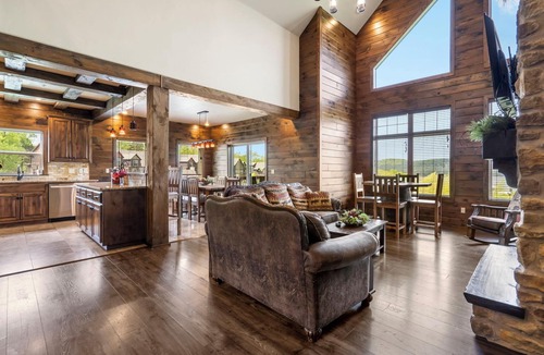 Indian Point House | Lakefront Luxury at WaterMill Cove | Gorgeous Views + Lazy River & Dock | 2 Mi to Silver Dollar City