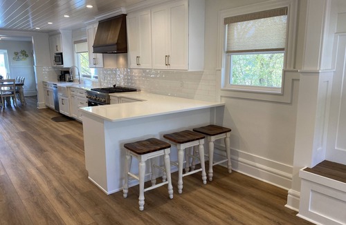 Delavan Lake House | Lakefront Luxury Home with Private Pier, Sleeps 14, 3rd Night Free this Spring