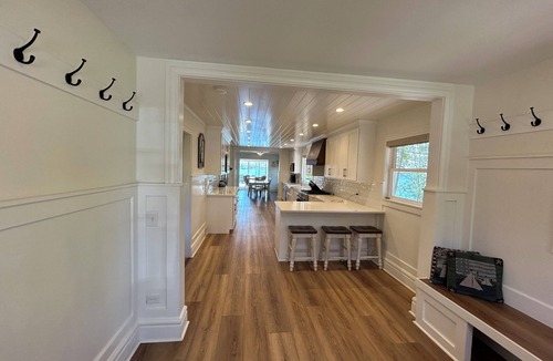 Delavan Lake House | Lakefront Luxury Home with Private Pier, Sleeps 14, 3rd Night Free this Spring