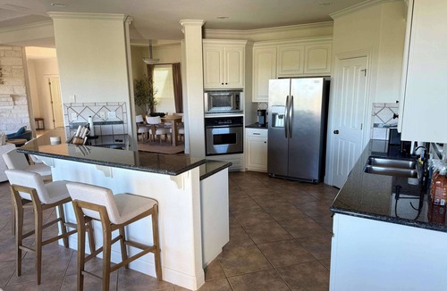 Lodge Acres House | Lakefront Luxury with Boat Dock and Wet Sauna