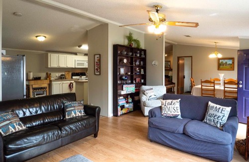 Turtle Beach House | Lakefront Many Vacation Home w/Deck & Views