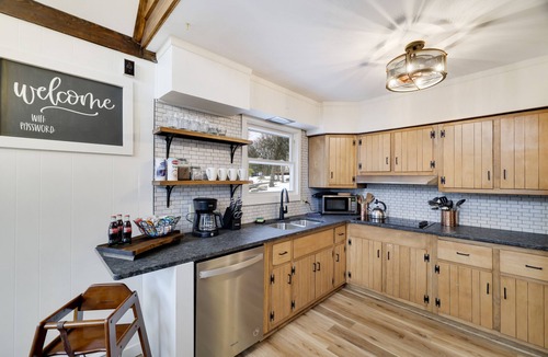 Tobyhanna Cabin | Lakefront Modern A frame cabin with private dock