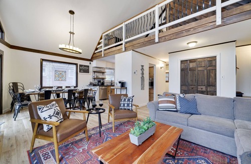 Tobyhanna Cabin | Lakefront Modern A frame cabin with private dock