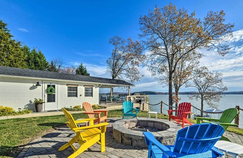 New Concord Cottage | Lakefront New Concord Home w/ Shared Fire Pit