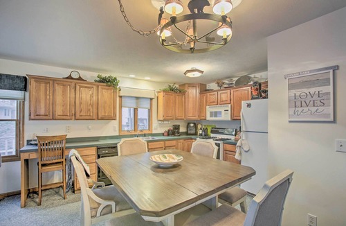 Newaygo House | Lakefront Newaygo Home - Private Dock, Kayaks