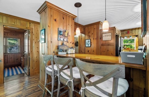 Clarksville House | Lakefront Oasis with Private Cove, Dock, and Dark Sky Nights on Kerr Lake