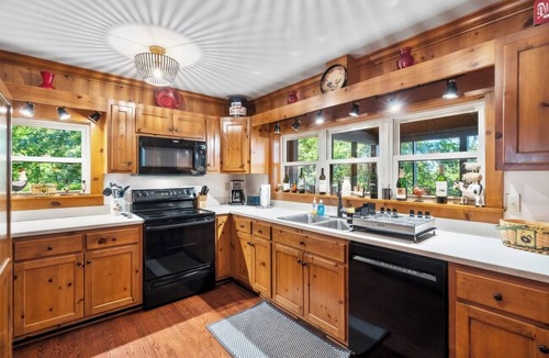 Clarksville House | Lakefront Oasis with Private Cove, Dock, and Dark Sky Nights on Kerr Lake