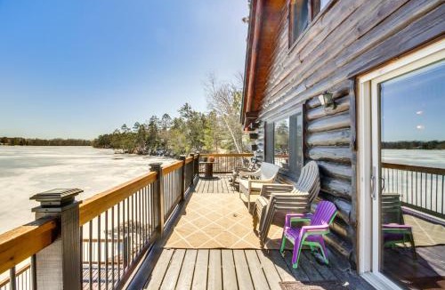 Park Rapids House | Lakefront Park Rapids Cabin with Decks and Boat Dock!