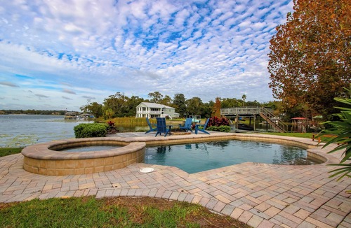 Carrollwood House | Lakefront Pool Home w/Game Room, Epic View, Kayaking