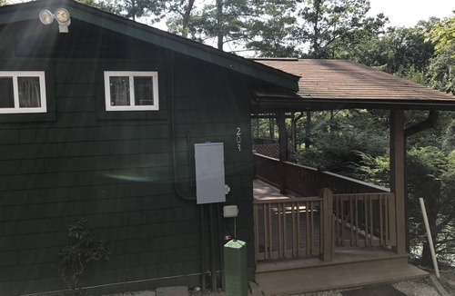 Lake Lure Cabin | Lakefront-Private Cozy Cottage with Beautiful Views Directly on Lake Lure!