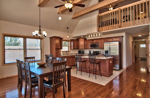 Lake Harmony House | Lakefront Property Private 37 Ft Dock Fire Pit Steps To Bars/Rest. WIFI BBQ