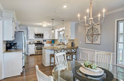 Lake Norman of Catawba House | Lakefront Retreat Hot Tub + Game Room + Dock | A Frame of Mind