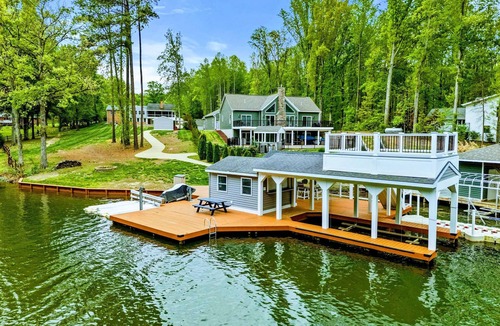 Bumpass House | Lakefront Retreat, Pool, Boat Dock, Hot Tub