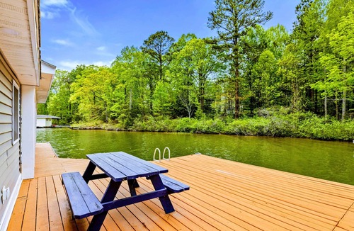 Bumpass House | Lakefront Retreat, Pool, Boat Dock, Hot Tub