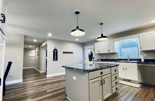 Gilbertsville Villa | Lakefront Retreat with Dock & Fire Pit