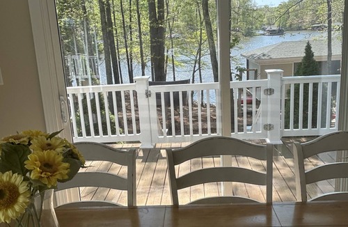 Wise House | Lakefront Retreat with Hot Tub, 2 Docks, Panoramic Views, Firepit, SUP & Kayaks