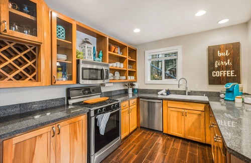 Shelton House | Lakefront retreat with view, deck & private dock