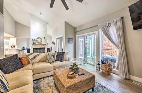 Rogers House | Lakefront Rogers Getaway w/Hot Tub & Deck!
