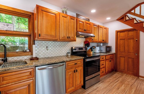 Whiteside House | Lakefront Seclusion! - UPDATED! Dock, Hot tub, fire pit, pet friendly with fee,