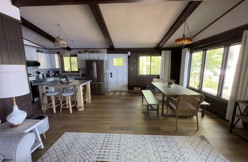 Iron River Cabin | Lakefront Stay w/ATV Trail Access -Trailer Parking