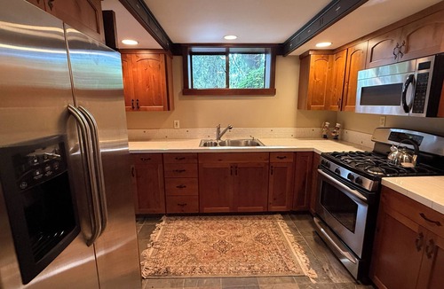 Covington Apartment | Lakefront. Sweeping view of Mt. Rainier. Huge dock. Perfect World Cup Base