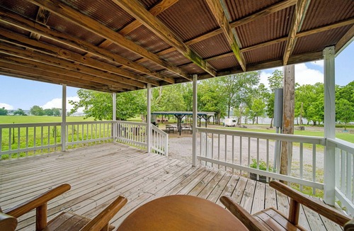 Pryor House | Lakefront Tiny Farm House, with pool, on quiet Lake Hudson