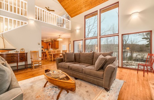 Blakeslee House | Lakefront w Dock, Pool, & Courts