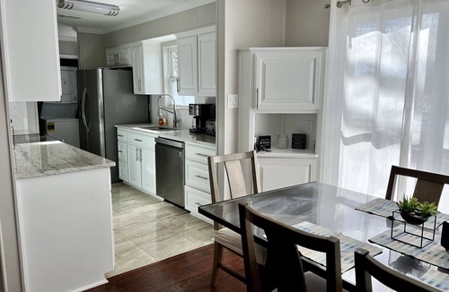 Gober House | Lakehouse with lake access, spacious yard, updated interior