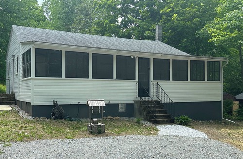Gilmanton Cottage | Lakes Region Cozy Camp in Shellcamp