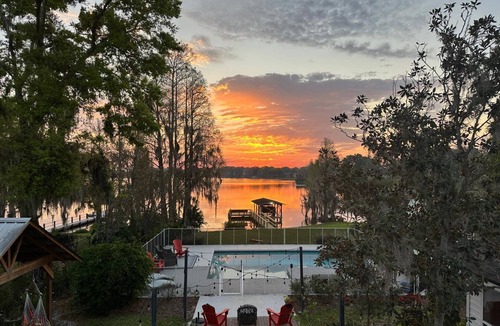 Winter Haven House | Lakeside Adventure Retreat | Heated Pool, Game Room & Private Dock | Optional Boat Cruise