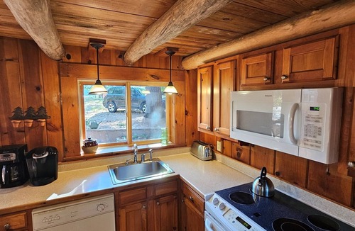 Town of Hermon Cabin | Lakeside Cabin with Great Views, Exceptional Waterfront, Hot Tub and Motorboat.