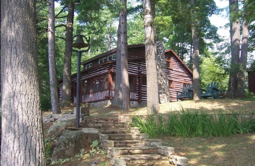 Town of Hermon Cabin | Lakeside Cabin with Great Views, Exceptional Waterfront, Hot Tub and Motorboat.