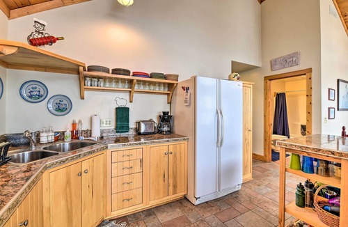 Delton Cottage | Lakeside Cottage Escape with Private Dock & Deck!