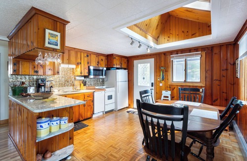 New Durham House | Lakeside Haven, Private Hot Tub w/Dock & Firepit