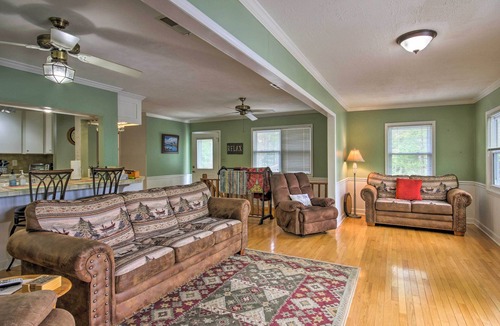 Lake Secession House | Lakeside Haven w/Private Dock: Fish & Swim!