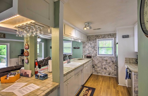 Lake Secession House | Lakeside Haven w/Private Dock: Fish & Swim!