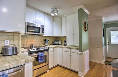 Lake Secession House | Lakeside Haven w/Private Dock: Fish & Swim!