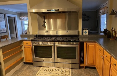 Long Lake Cabin | Lakeside Lodge- Wraparound Deck & Private Sandy Beach with Floating Dock