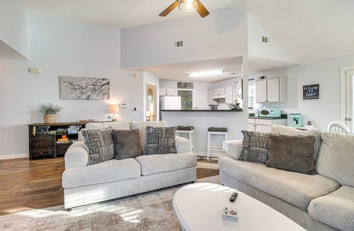 Midway House | Lakeside Midway Home w/Fire Pit & Lake Access!